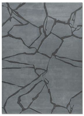 Modernist Sculptural Contour Abstract Rug view 2