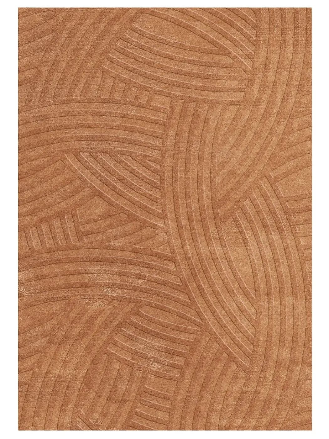 Ember Hand-Tufted Abstract Wool Rug view 1
