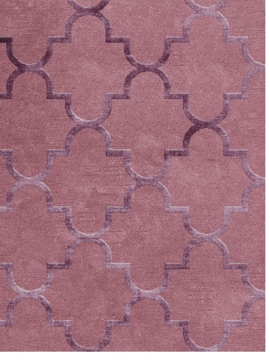 Sapphire Hand-Tufted Wool & Silk Rug - Velvet Grape view 2