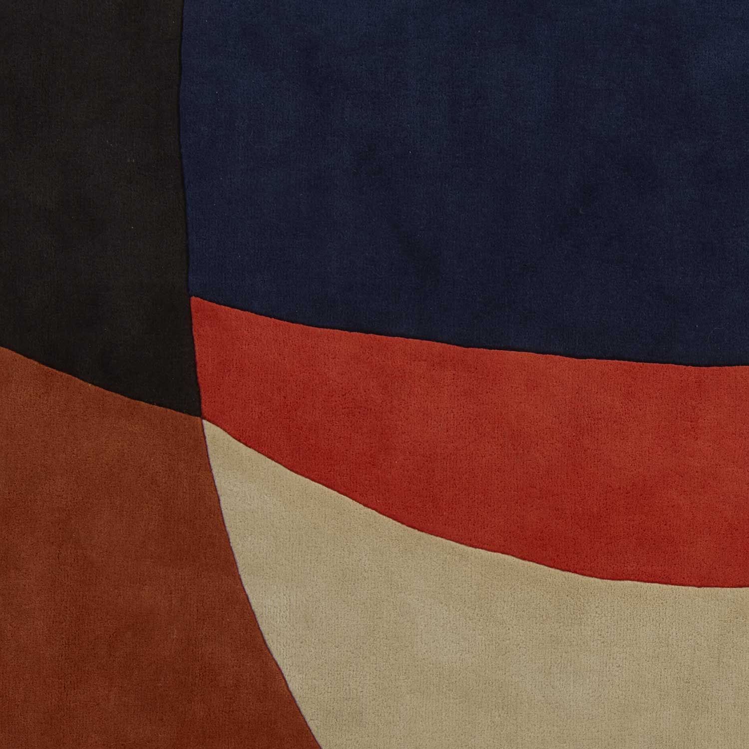 Nova Hand-Tufted Linear Wool Rug view 2