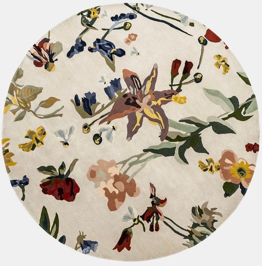 Forest Disc Hand-Tufted Round Rug view 1