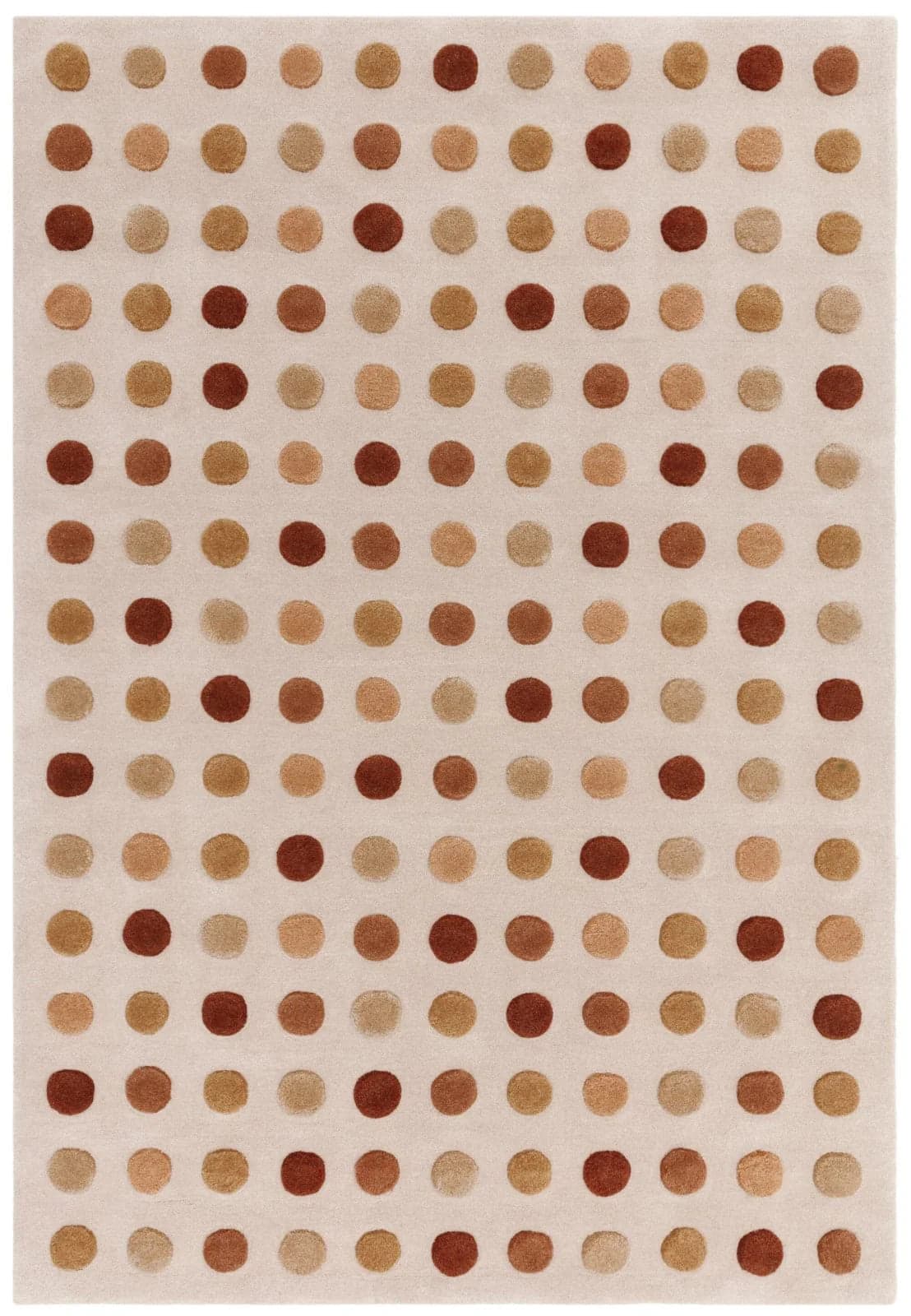 Polka Hand-Tufted Minimalist Dot Rug view 1