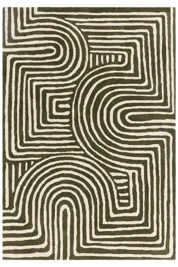Trail Hand-Tufted Wave Wool Rug view 1