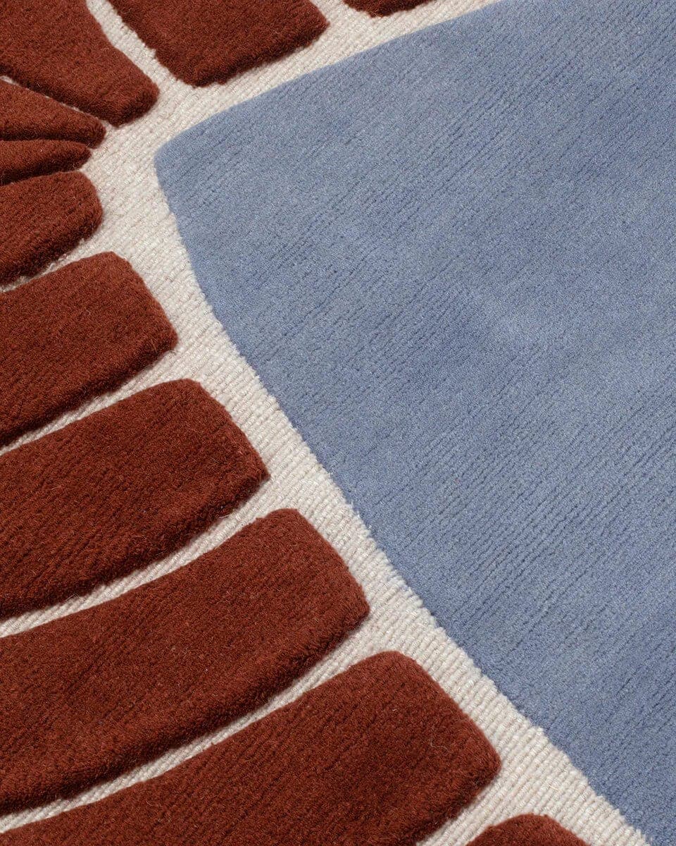 Zen Mineral Contoured Hand-Tufted Rug view 2