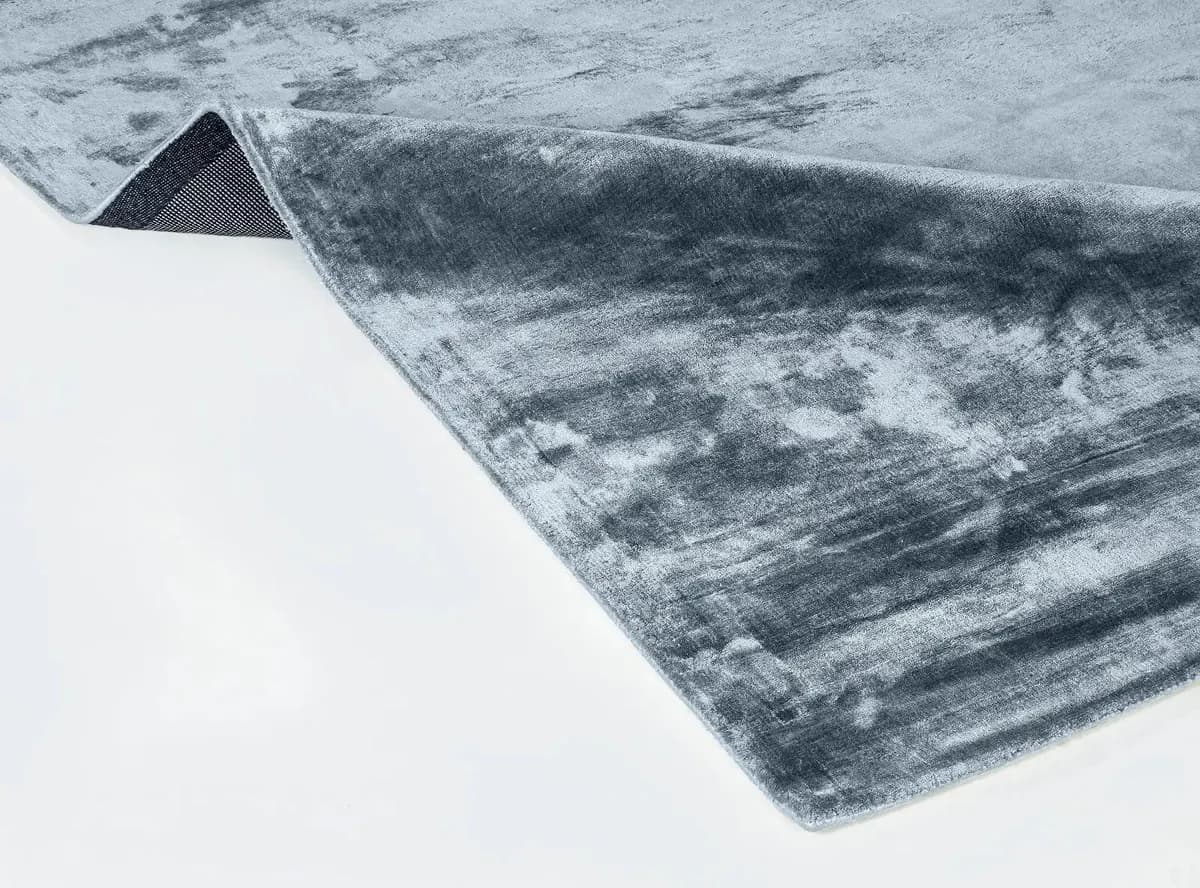 Mirage Sheen Charcoal Handloom Viscose Rug view 2