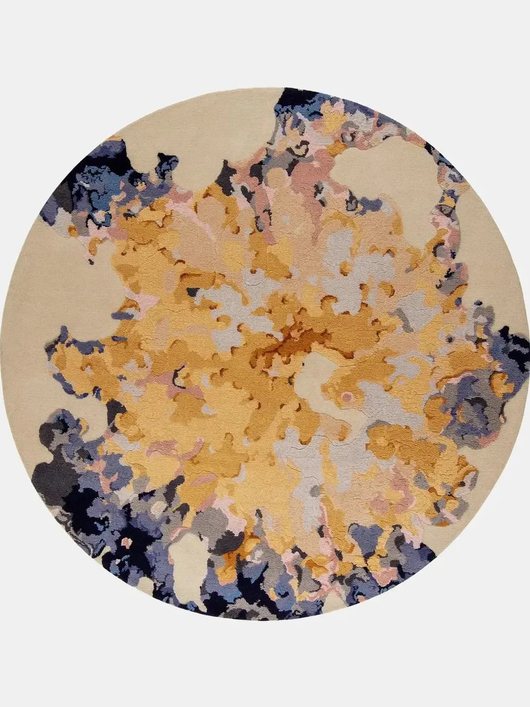 Formation Trilogy Organic Round Rug view 1