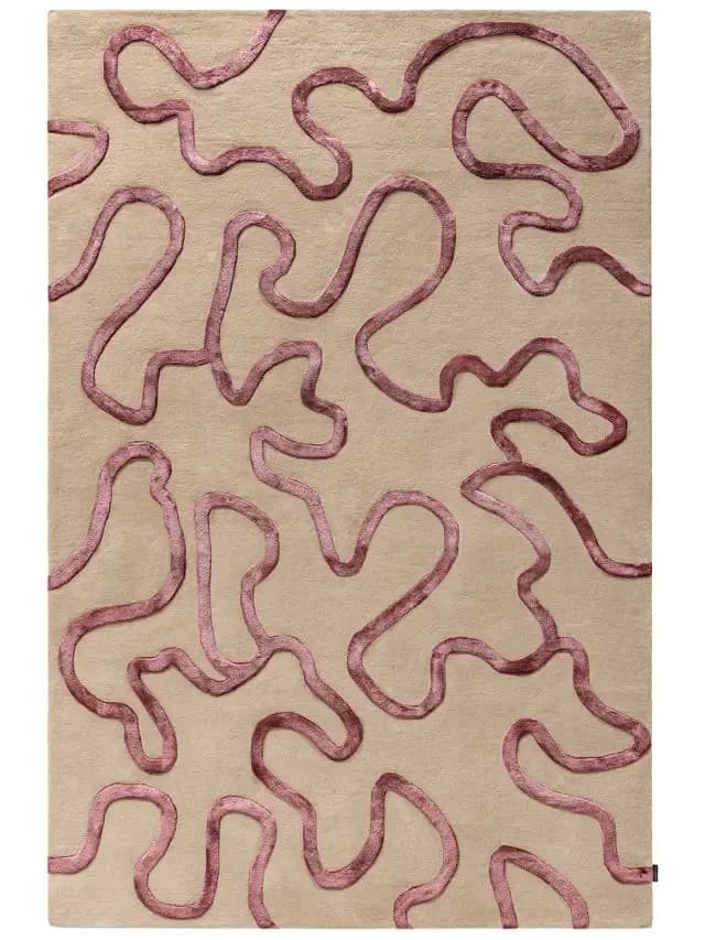 Tecton Luxury Handcrafted Living Rug - Handcrafted Living Room Rugs