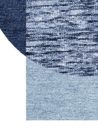 Glacier Sculpted Monochrome Modern Rug view 2