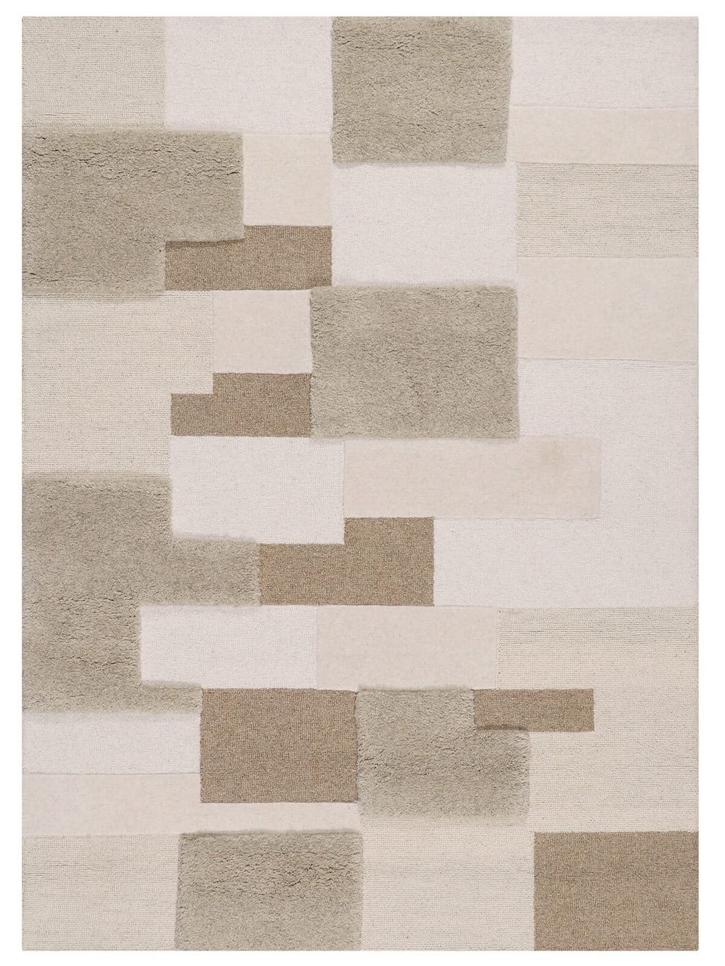 Grida Minimal Woven Retreat Rug - Handcrafted Bedroom Rugs