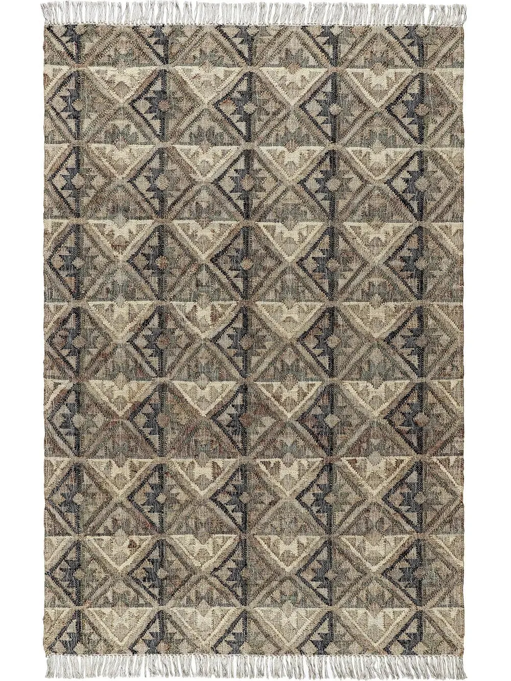Boho Jute Handwoven Natural Rug - Handcrafted Handwoven Rugs