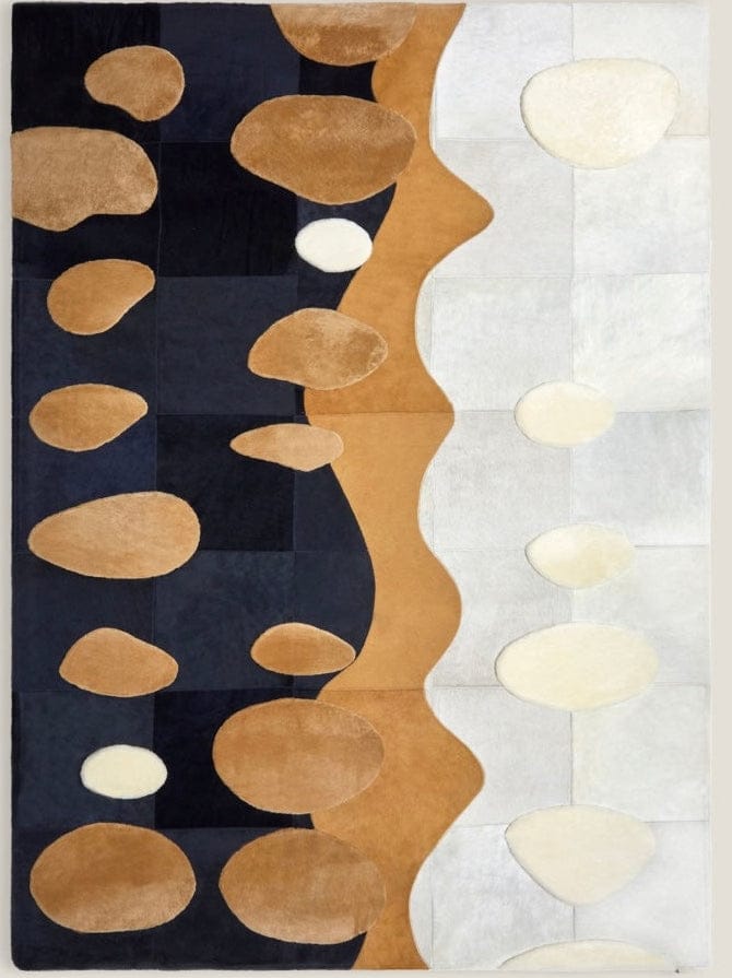 Valen Grand Salon Wool & Silk Rug - Handcrafted Living Room Rugs