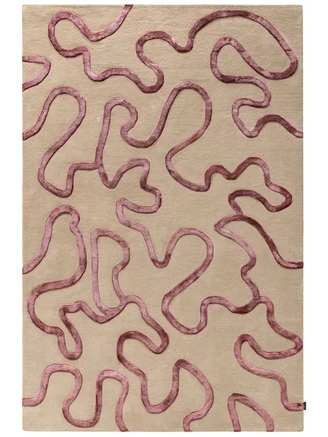 Tecton Luxury Handcrafted Living Rug - Handcrafted Living Room Rugs