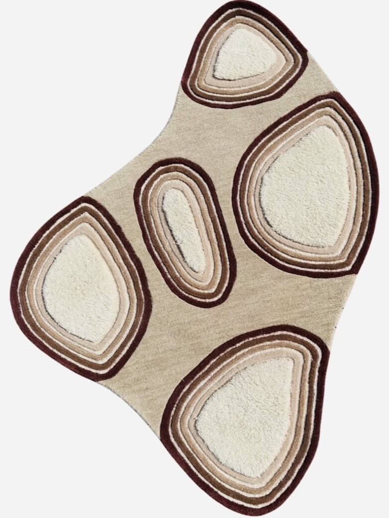 Linear Contemporary Hand-Tufted Modern Rug - Handcrafted Modern Rugs