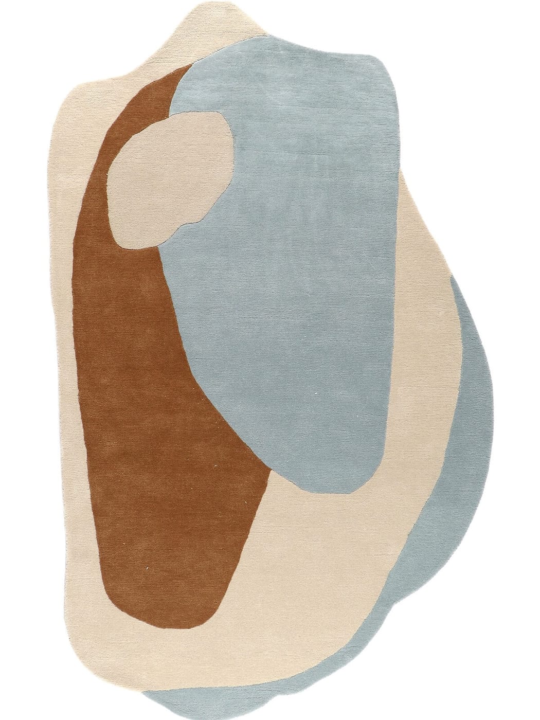Nodi Contemporary Textured Wool Rug - Handcrafted Modern Rugs