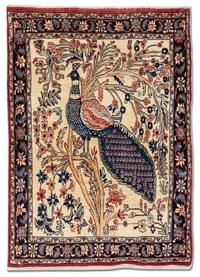 Kashan Botanical Archival Traditional Rug - Handcrafted Traditional Rugs